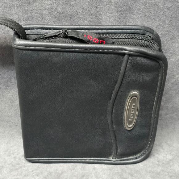ICON Black CD Carrying Case Holds 32 DVD CD Music Movies & Inserts - Picture 4 of 9